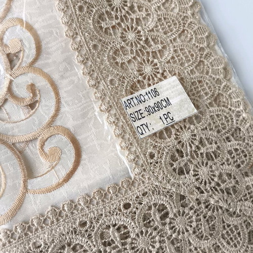 Easter tablecloth new beige color with bunny designs