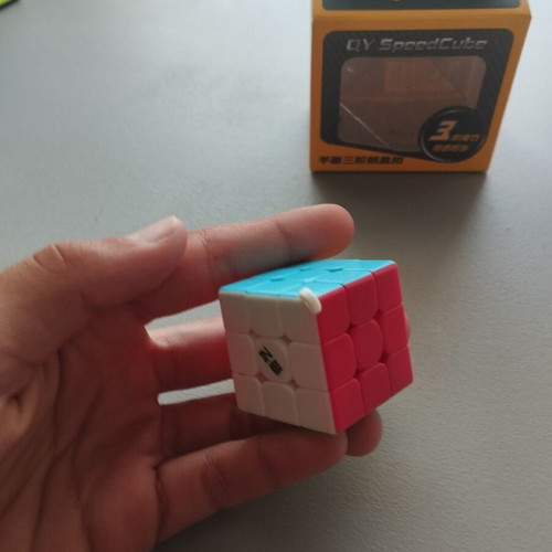 3x3 keychain cube, works as regular cube