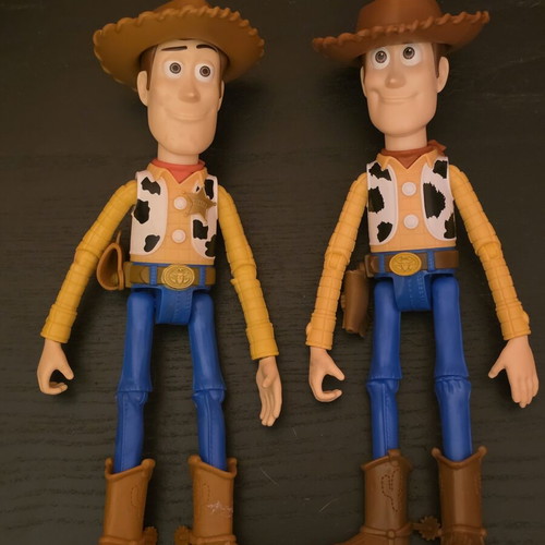 Woody Toy Story figures, Disney Pixar Mattel, set of 2