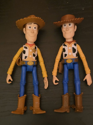 Woody Toy Story figures, Disney Pixar Mattel, set of 2