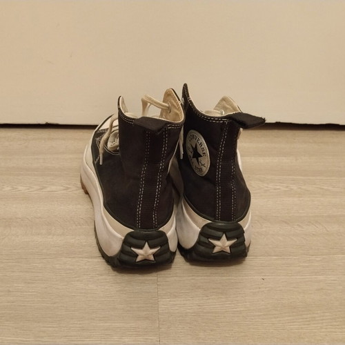 Converse Run Star Hike Platform Sneaker used, black size 38.5