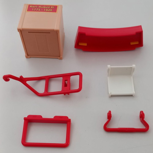 Playmobil parts used from museum, circus, playground sets