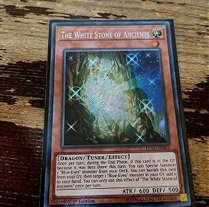 The White Stone of The Ancients Secret Rare 1st edition LCKC