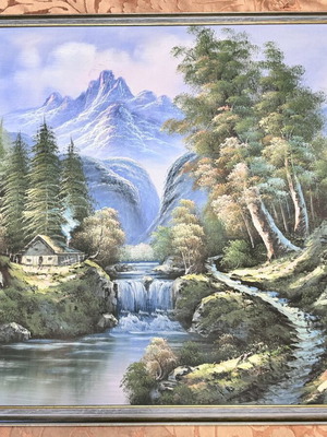 Classic painting used, dimensions 55x65 cm