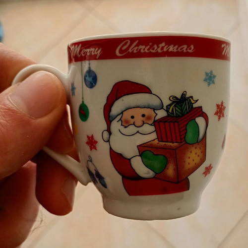 Christmas coffee mug used