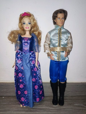 Σετ Barbie Ωραία Κοιμωμένη και πρίγκιπας μεταχειρισμένο