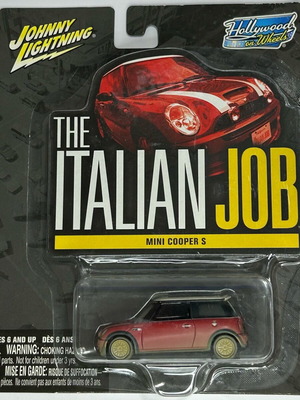 Johnny Lightning 2004 The Italian Job Mini Cooper κόκκινο καινούργιο