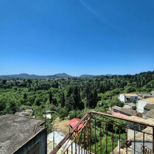 Detached house 100 sqm near Corfu town with sea view