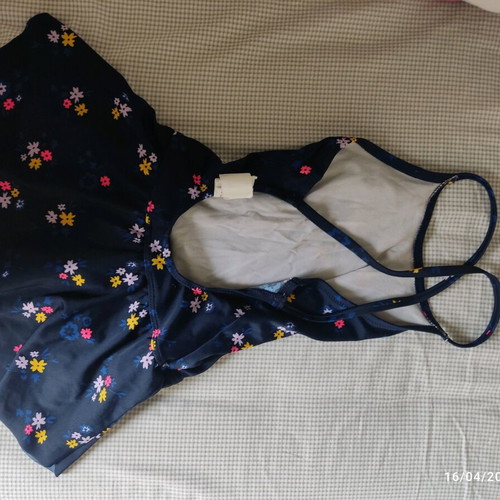 Quechua one-piece swimsuit for girls with skirt like new