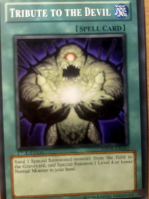 Tribute to the Devil Yu-Gi-Oh! card 1st edition