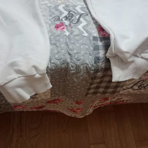 Summer sweatpants, white, size small