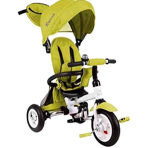 Παιδικό Τρίκυκλο Ποδήλατο Lorelli με Air Wheels & Αποθηκευτικό Χώρο Moovo για 1-3 Ετών 10050460007 Πράσινο
