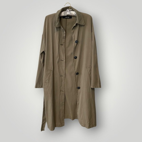 Zara trench coat used, light olive green, size S