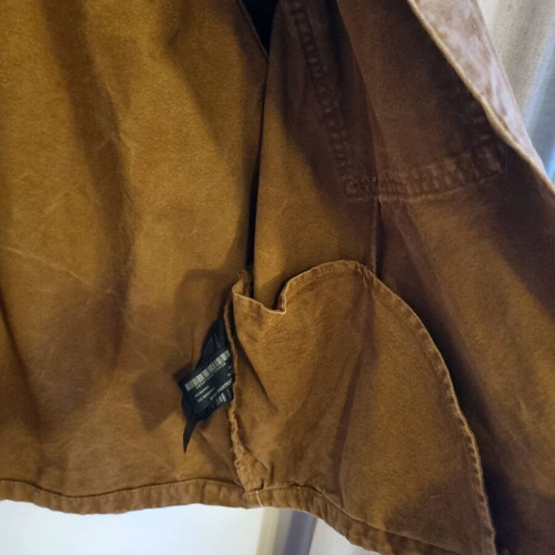 Zara Overshirt Denim Boxy Shirt brown, new, size L