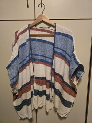 H&M poncho like new, multicolor, one size