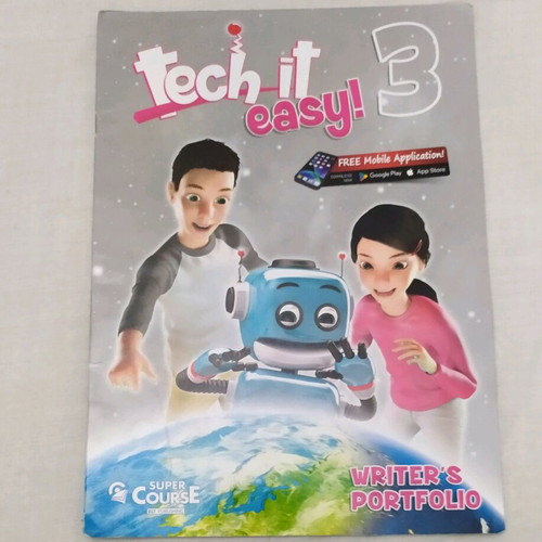 Tech it easy 3 Writer's Portfolio English school book used