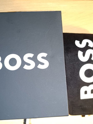 Boss Unisex watch new with brown leather strap
