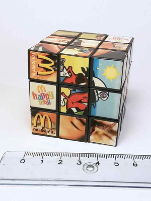Rubiks Cube McDonalds Amita Fun used plastic cube