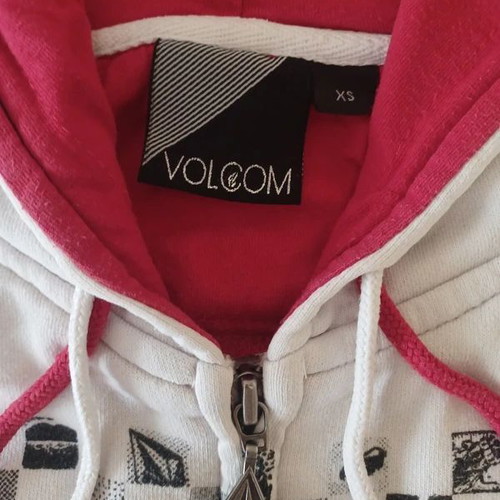 Volcom jacket XS used, black and white