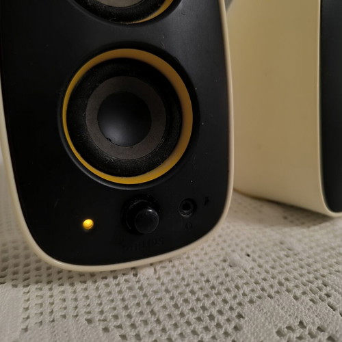Ηχεία υπολογιστή Philips SPA2210 2.0, λευκό/κίτρινο