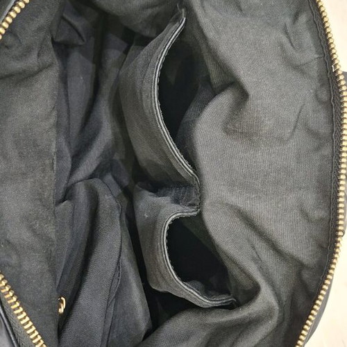 La Carrie shoulder bag fabric like new, black