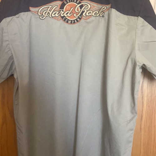 Hard Rock Cafe shirt size L vintage, used, beige