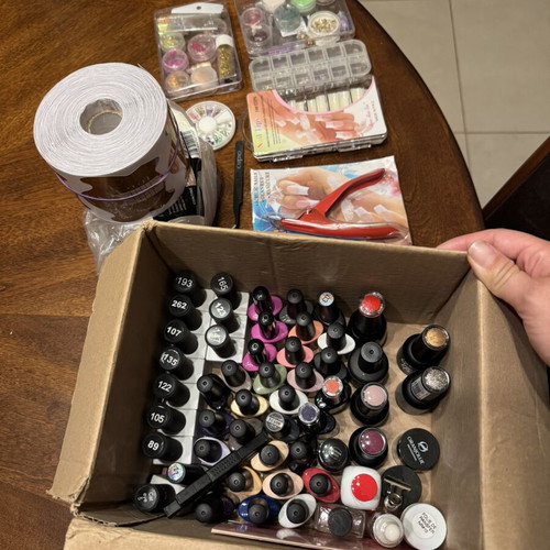 Manicure set used