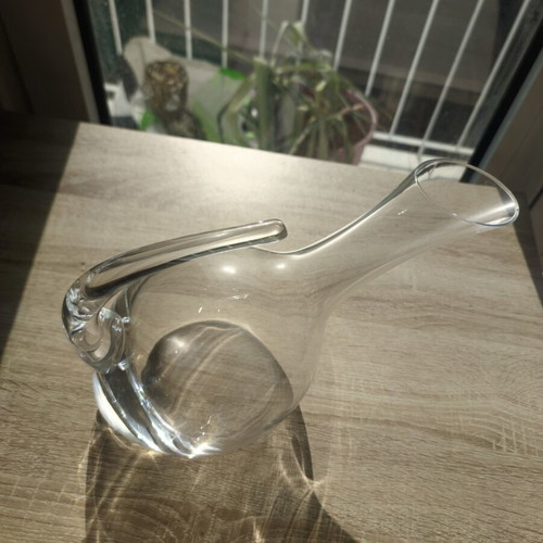 Crystal Bohemia wine glasses with matching decanter, like new