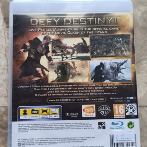 Clash of the Titans PS3 used in very good condition