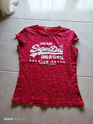 Μπλούζα Superdry σαν καινούργια, μέγεθος L, κόκκινη