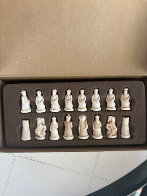 Chinese chess set, vintage style