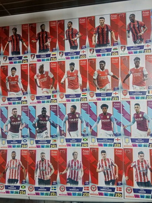 English Premier League 2022-2023 Adrenalyn XL used single cards 242