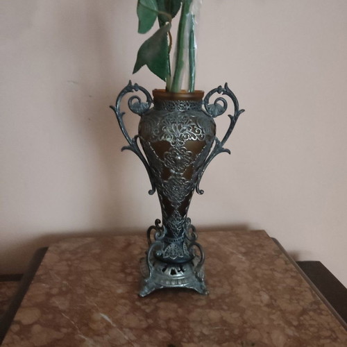 Vase used, height 25cm