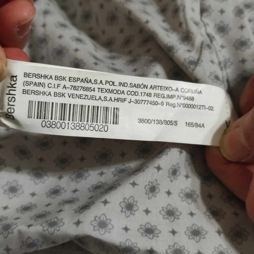 Berska long jacket ice color like new, size S