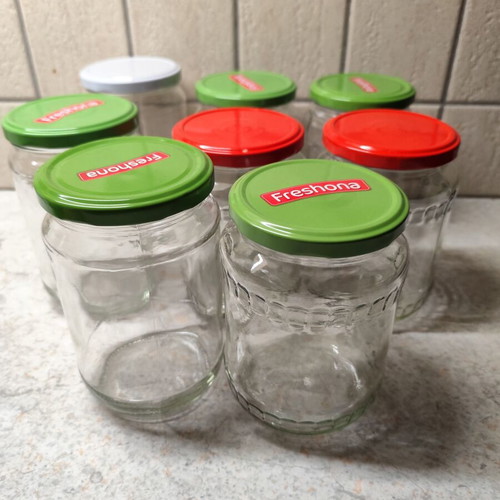 Glass jars pack of 8, like new, large