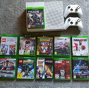 Xbox One X + 2 controllers + 11 games