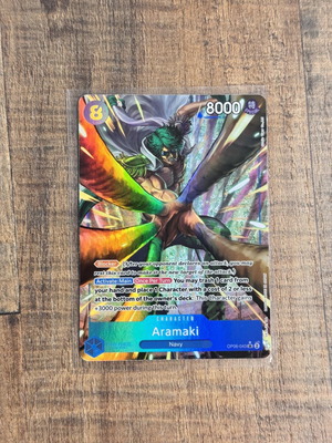 One Piece TCG Aramaki OP06-043 SR Blue Character Pack new