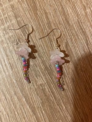 Handmade earrings made to order, multicolored, inspired by Barbie