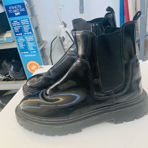Zara women's boots used, black, size 37