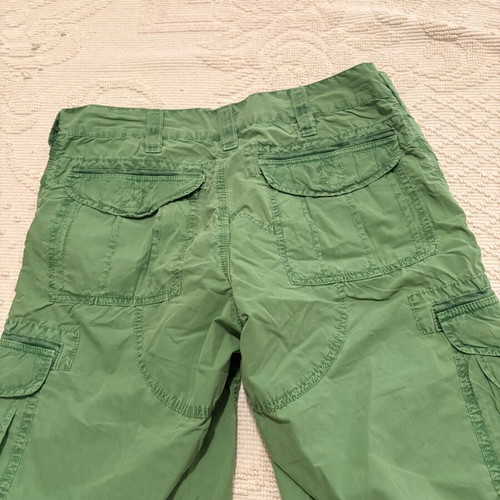 Napapijri men's bermuda shorts like new, green, size S