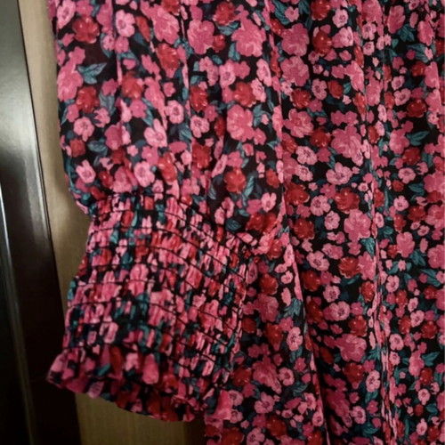 New Look pink summer dress like new, floral print, empire line