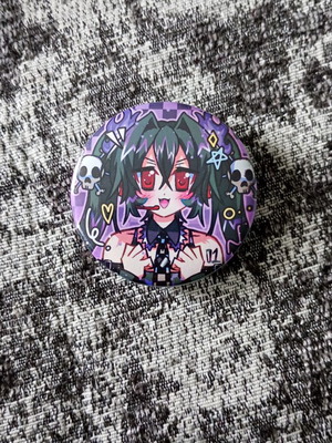 Emo Miku badge used, design by Gleamyguts
