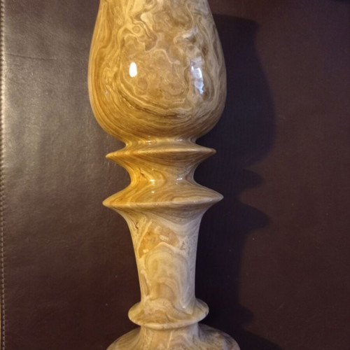 Onyx marble vase flower holder used No 2 EKG
