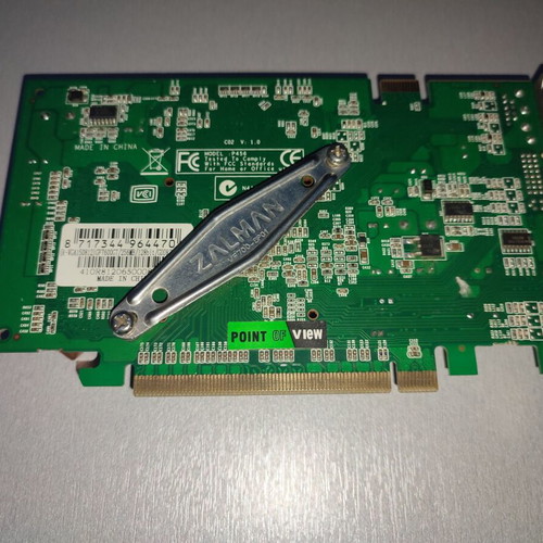 Point of View 7600GT 256MB GDDR3 PCI-e used with Zalman cooler