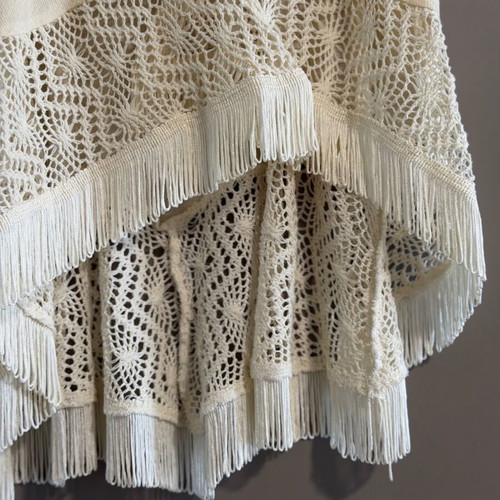 Boho vest Hollister like new, beige, one size