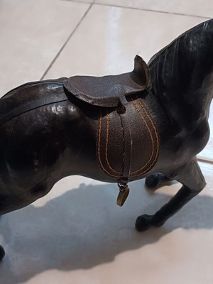 Plastic children's toy horse used