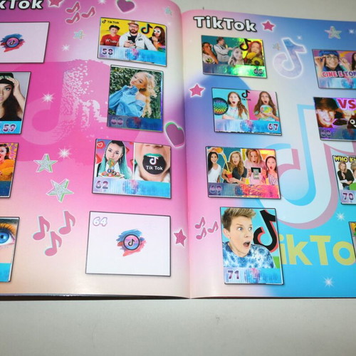 TikTok Glitter Stickers Album