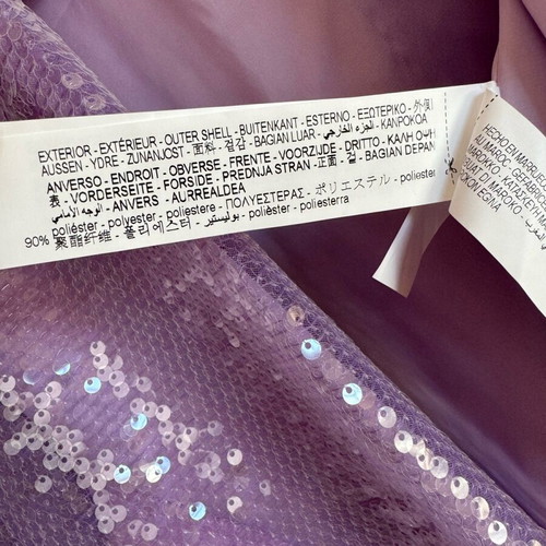 Zara jacket new with purple sequins
