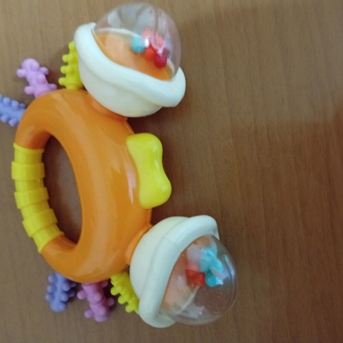 Baby Teether Crab like new with rattling claws
