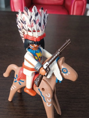 Playmobil индианец употребяван Western